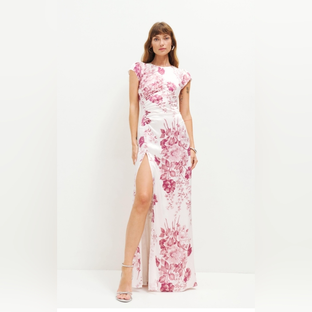 Reformation Birch Silk Dress Size 2 NWT